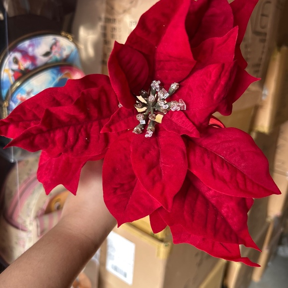 Balsam Hill Poinsettia 12 Set Picks Christmas Tree New - Picture 2 of 12